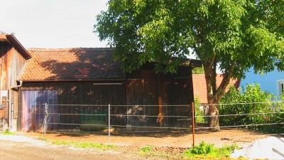 Unser Gastpferdepaddock, kann unterteilt werden