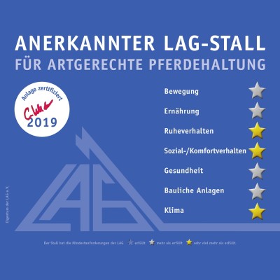 Auszeichnung für artgerechte Pferdehaltung