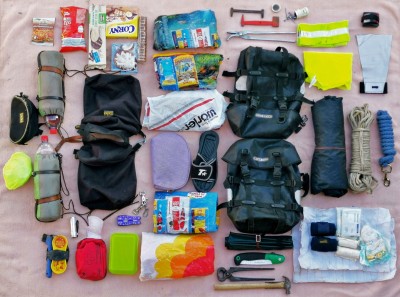 Unsere Packtaschen
